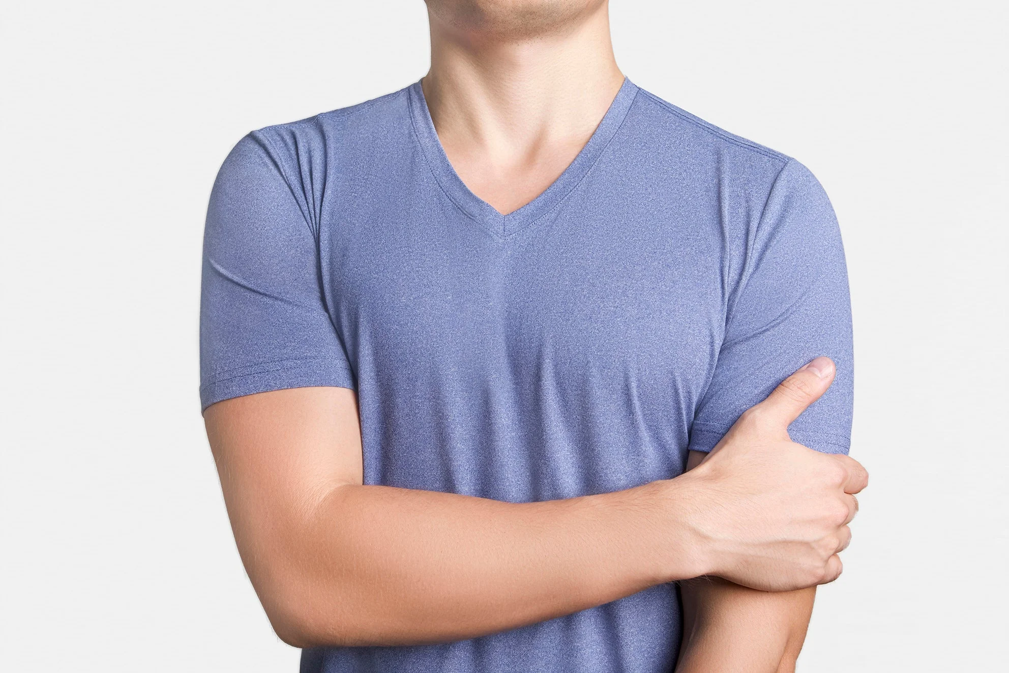 FINAL SALE - EcoSilver V Neck T Shirt - Image 6
