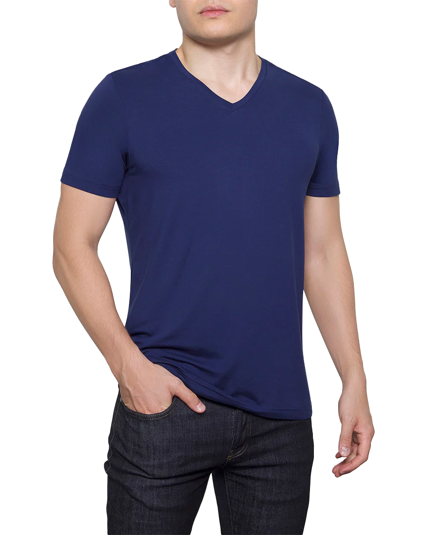 FINAL SALE - EcoSilver V Neck T Shirt - Image 7